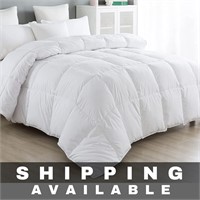 NEW Warm Bed Comforter -  60x80 inches White