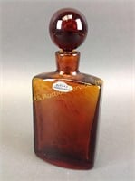 Blenko Amber Art Glass Decanter