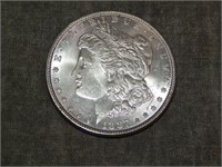 1887 Morgan Silver Dollar UNC to me U Grade