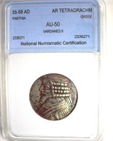 55-58 AD Greek NNC AU50 AR Tetradrachm