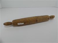 PRIMITIVE 17" HAND CARVED ROLLING PIN