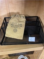 Small State Bank and trust company bank bag, etc.