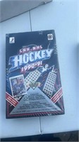 1990-91 NHL Upper Deck Hockey wax box french