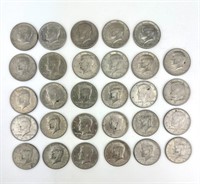 29 1971 Kennedy Half Dollars