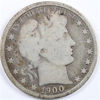 1900 Barber Half Dollar - Full Rim