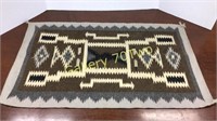 Native American Indian woven wool tapestry