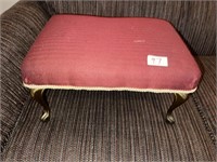 FOOT STOOL WITH QUEEN ANNE LEGS