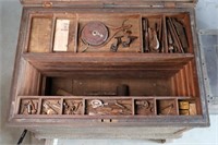 Multi-Drawer Wooden Carpenter's Chest