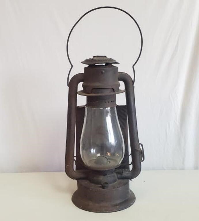 Antique Kerosene Lantern COLD BLAST