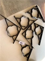 (6) Decorative Shelf Brackets