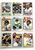 9 Vintage Football cards from 1970's
