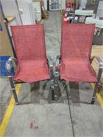 Set of 2 Stacking Sling Chairs