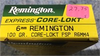 5- 6MM REM AMMO  100 RDS