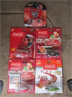 5pc Coca Cola Diecast Collector's Cars