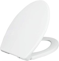 LUXE TS1008E Elongated Toilet Seat (White)