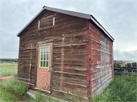 Peak Roof Wood Shed Approx  14'x'14'x16''