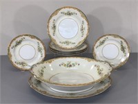 Occupied Japan Porcelain Dishes -Tajimi