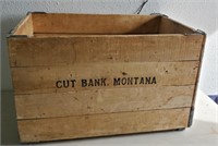 Cut Bank Montana Wood Crate