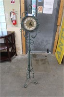 Tall Ornamental Metal Clock