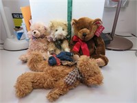 5 Plush Teddy Bears (Boyd's & more)