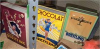 3 French Book Form Breitling Airplane Chocolate