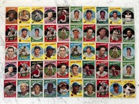 Lot (50) Vintage 1959 Topps Baseball Cards
