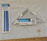 Aluminum Roofing Rafter Square  New + Pencils