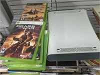 XBOX 360 CONSOLE AND AND GAMES