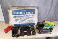 Vintage Happi Time Electric Train Box and Tracks