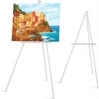 R2533 65" A-Frame Tripod Easel Stand, White, 2 Pac