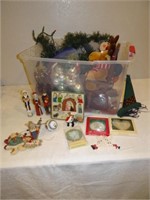 Christmas Items in Tote