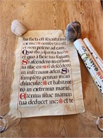 Parchment Scrolls from Madrid, Spain