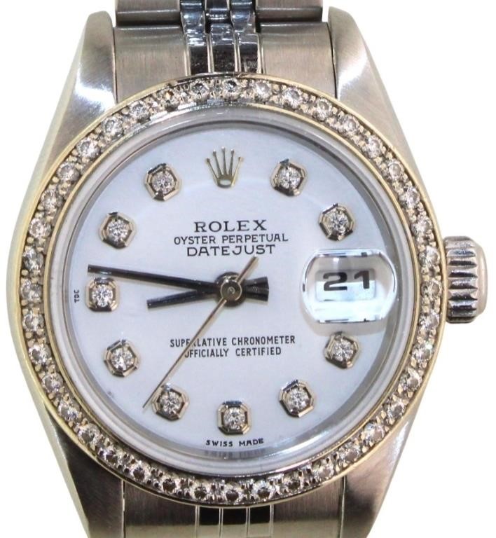 Rolex 79174 Lady Datejust 26 w/ Diamond Watch