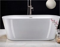 **67" X 32" Freestanding Soaking Acrylic Bathtub