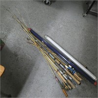 Lot of Assorted Fishing Rods