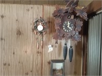 Cuckoo clock, and wall art