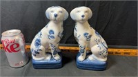 Dog statues