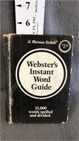 Websters Instant word guide