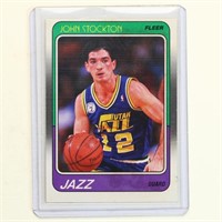 1988 Fleer Basketball John Stockton Rookie card