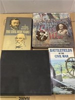 VTG BOOKS ABOUT THE CIVIL WAR LOT