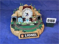 Lionel Mini Train Display, Battery Op. w/Clock