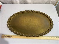 24 inch brass platter