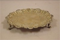 Early George III sterling silver waiter salver