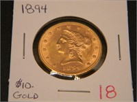 1894 Liberty Head Ten Dollar Gold