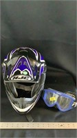 HJC Helmet, size XL, Scott goggles