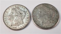 1921-D & 1921-S Morgan Silver Dollars