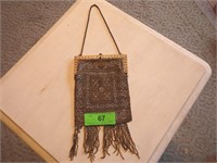 VINTAGE BEADED PURSE- SEE PICS FPR CONDITION