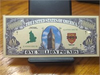 $1 million pounds bank note