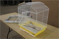 Bird Cage w/Stand, Approx 18"x14"x22" & 17"x29"