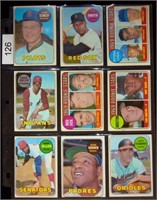 (9) 1969 Topps BB Cards w/ #628 Bill Conigliaro RC